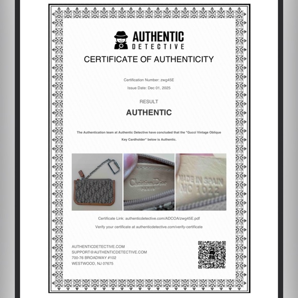 Vintage Galliano-Era Christian Dior Tan Oblique Trotter Key Cardholder Pouch - Picture 15 of 15